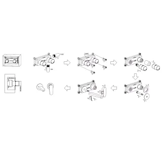 Смеситель для раковины AQUAme Novara AQM6915CR хром
