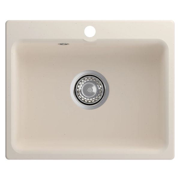 Мойка кухонная Reflexion Optima 52-BL RX0952WH белый