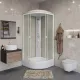 Душевая кабина Niagara Promo P80/26/MT 80x80 см профиль белый стекло матовое