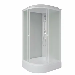 Душевая кабина Niagara Promo P120/90/26R/MT 120x90 см профиль белый стекло матовое