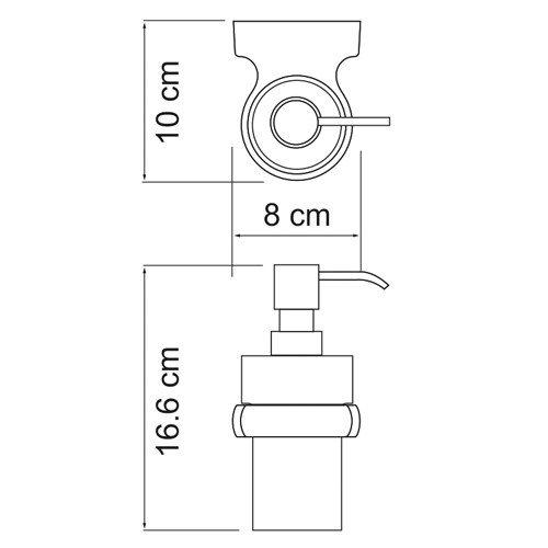 Wasserkraft Berkel K-6899 Дозатор для жидкого мыла стеклянный 200 ml