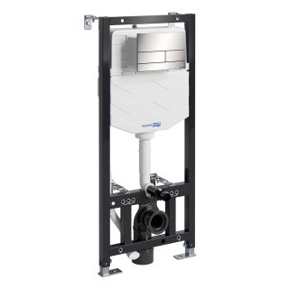 Система инсталляции для унитазов WasserKRAFT Aller 10TLT.010.ME.BN04 с кнопкой смыва