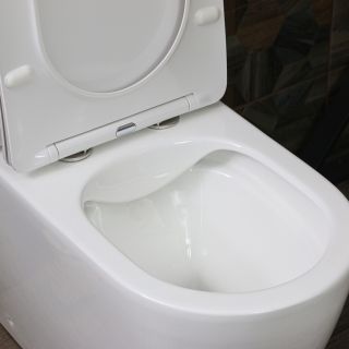 Унитаз-компакт Melana MLN-310308 безободковый белый Унитаз-компакт Melana MLN-310308 безободковый белый