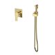 Гигиенический душ со смесителем Splenka S30.53.03 золотой сатин