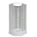Душевая кабина Niagara Promo P80/26/MT/BK 80x80 см профиль белый стекло матовое