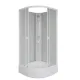 Душевая кабина Niagara Promo P80/26/MT/BK 80x80 см профиль белый стекло матовое