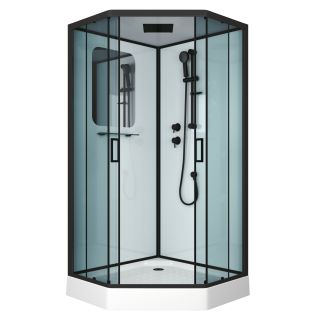 Душевая кабина Niagara Premium NG-6901-01D BLACK 90х90 см