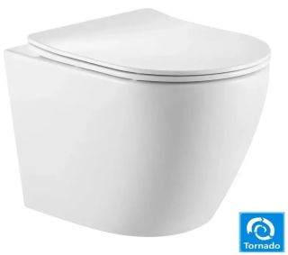 Унитаз подвесной SantiLine SL-5025 безободковый белый Унитаз подвесной SantiLine SL-5025 безободковый белый