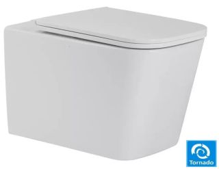 Унитаз подвесной SantiLine SL-5027 безободковый белый Унитаз подвесной SantiLine SL-5027 безободковый белый