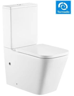 Унитаз напольный SantiLine SL-5028 безободковый белый Унитаз напольный SantiLine SL-5028 безободковый белый