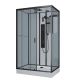 Душевая кабина Niagara NG 6912-01GQL BLACK 120х80 см