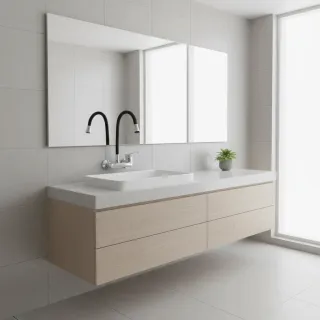 Смеситель для кухни PLStart PD46001-7 хром/чёрный