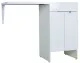 Тумба с раковиной под стиральную машину Orange Система STD-120TUW+RAR 120 см белый
