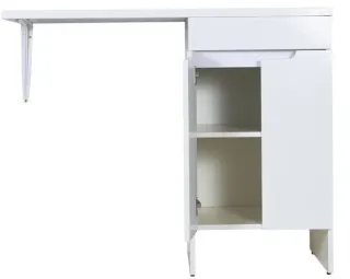 Тумба с раковиной под стиральную машину Orange Система STD-120TUW+RAR 120 см белый