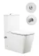 Унитаз напольный SantiLine SL-5017T-SM/BD белый
