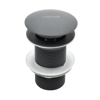 Донный клапан Creavit SF030.SYM без перелива чёрный матовый