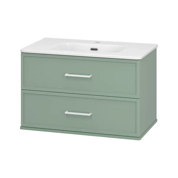 Подвесная тумба под раковину Brevita Verde 80 УТ000026830 зеленый