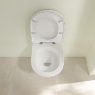 Унитаз подвесной Villeroy & Boch O.Novo 5688HR01 с сиденьем Микролифт Унитаз подвесной Villeroy & Boch O.Novo 5688HR01 с сиденьем Микролифт