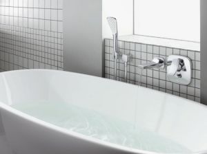Встраиваемый смеситель для ванны и душа Kludi Ambienta хром 536500575