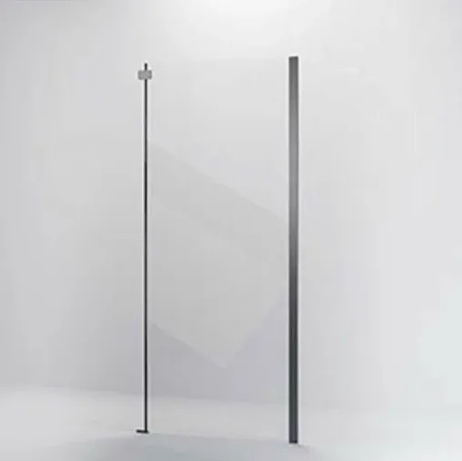 Боковая панель Veconi KP-06GR, 1000x1950, брашированный графит, прозрачное стекло Боковая панель Veconi KP-06GR, 1000x1950, брашированный графит, прозрачное стекло