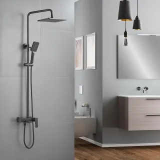 Душевая стойка Shevanik S8936H чёрный Душевая стойка Shevanik S8936H чёрный