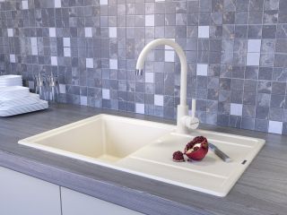 Смеситель для кухни Paulmark Holstein Ho212063-328 бежевый Смеситель для кухни Paulmark Holstein Ho212063-328 бежевый