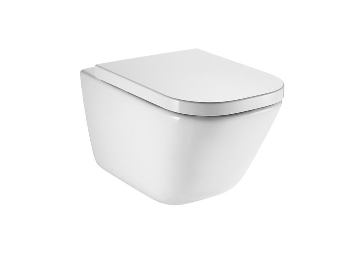 Унитаз подвесной Roca Gap Clean Rim A34H470000 с сиденьем Soft Close