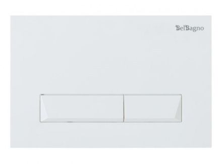 Кнопка смыва BelBagno MARMI BB009-MR-BIANCO белая