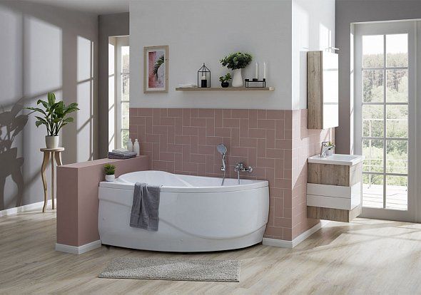 Акриловая ванна Aquanet Maldiva 150x90 L