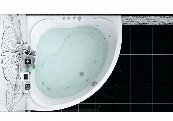 Акриловая ванна Aquanet Malta New 150x150