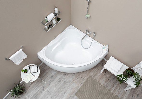 Акриловая ванна Aquanet Flores 150x150
