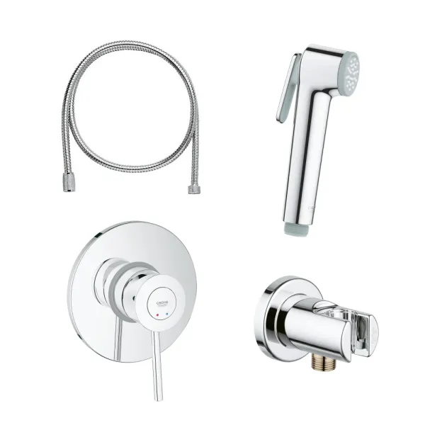 GROHE гигиенический набор 129186 хром