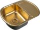 Мойка кухонная Zorg Inox PVD SZR-6249 BRONZE Мойка кухонная Zorg Inox PVD SZR-6249 BRONZE