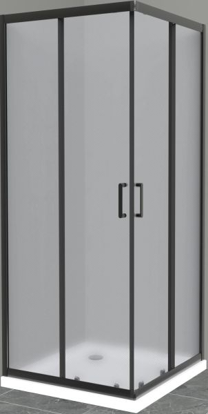 Душевой уголок BelBagno Uno 90x90см чёрный UNO-195-A-2-90-P-NERO Душевой уголок BelBagno Uno 90x90см чёрный UNO-195-A-2-90-P-NERO