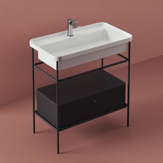 Раковина ArtCeram Fuori Scala TFL035 05 00 *1 белая 80.5 см Раковина ArtCeram Fuori Scala TFL035 05 00 *1 белая 80.5 см