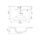 Раковина IDDIS Cloud 60см белый 0136000i28