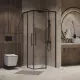 Душевой уголок Niagara Nova NG-6830-34BLACK 100x100 см профиль чёрный матовый стекло прозрачное
