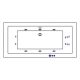 Гидромассажная ванна WHITECROSS Savia Duo 0103.170080.100.SMART.WH 170x80 Smart золото