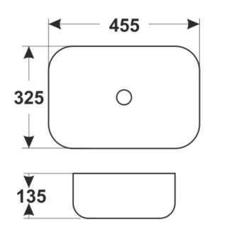 Раковина чаша Velvex 7440C, белый Раковина чаша Velvex 7440C, белый