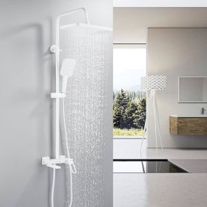 Душевая стойка Shevanik S6826C белый