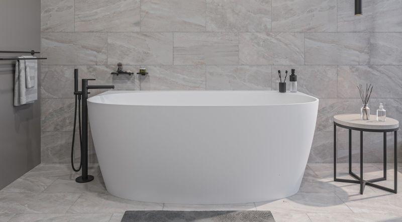 Ванна из искусственного камня Whitecross Pearl A 0214.155080.200 150x80см белый матовый