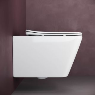 Подвесной унитаз Ceramica Nova Metric CN3007 безободковый белый Подвесной унитаз Ceramica Nova Metric CN3007 безободковый белый