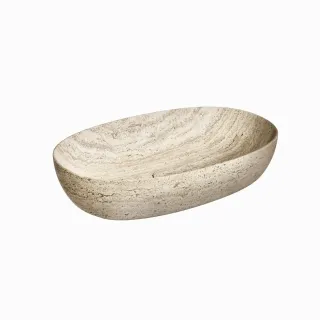 Раковина Kerama Marazzi Плаза KMPLWb60MLbTr0 60 см бежевый светлый травертин матовый