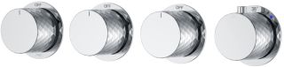 Встраиваемый смеситель 5-проходной Boheme Stick 124-T-5-CR.1 с термостатом хром