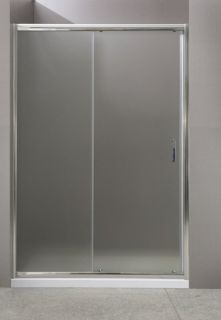Душевая дверь BelBagno Uno UNO-195-BF-1-155-P-Cr 155 см профиль хром стекло рифлёное