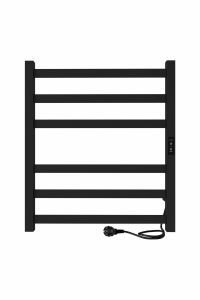 Полотенцесушитель электрический Indigo Oktava Slim 3 LСLOKS3E60-50BRRt 60x50 см чёрный муар