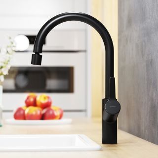 Смеситель для кухни Damixa Eclipse чёрный матовый DX310722300 Смеситель для кухни Damixa Eclipse чёрный матовый DX310722300
