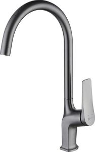 Смеситель для кухни Lemark Bronx LM3705GM графит