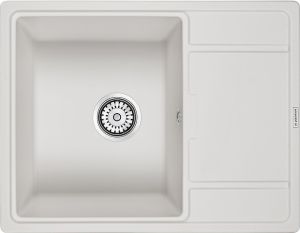 Мойка кухонная Paulmark Flugen PM216550-WH белый