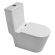 Унитаз-моноблок Azario Eagle AZ-80673 безободковый торнадо белый